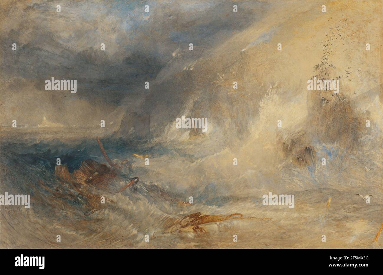 Long Ship's Lighthouse, Land's End. Joseph Mallord William Turner (Großbritannien, 1775 - 1851) Stockfoto