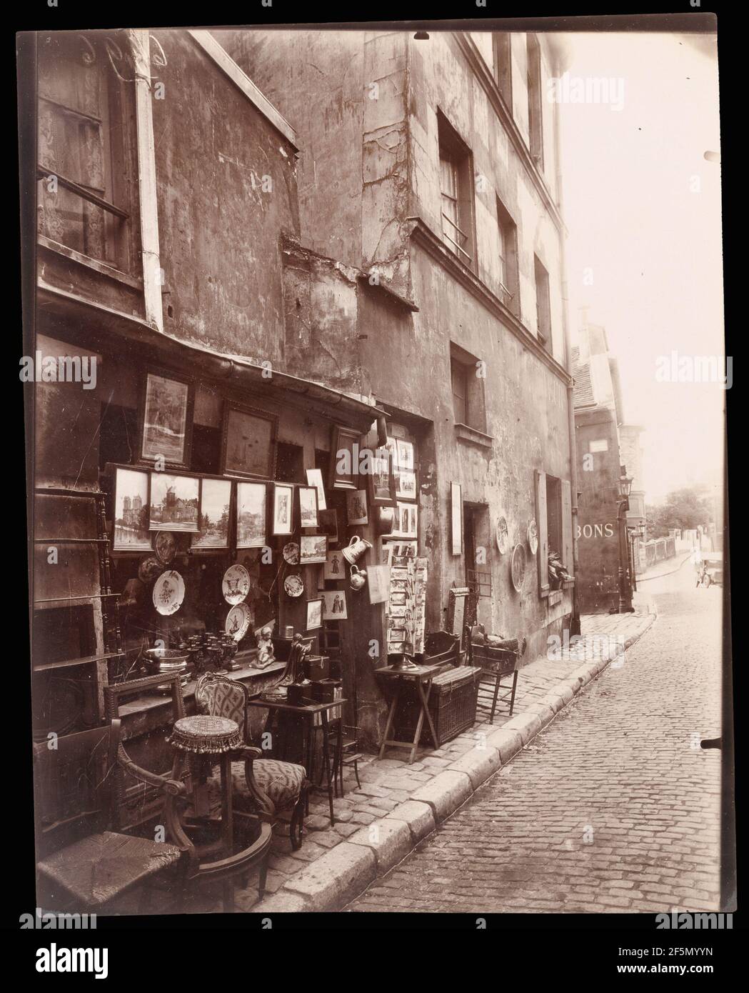 Rue Norvins. Eugène Atget (Französisch, 1857 - 1927) Stockfoto