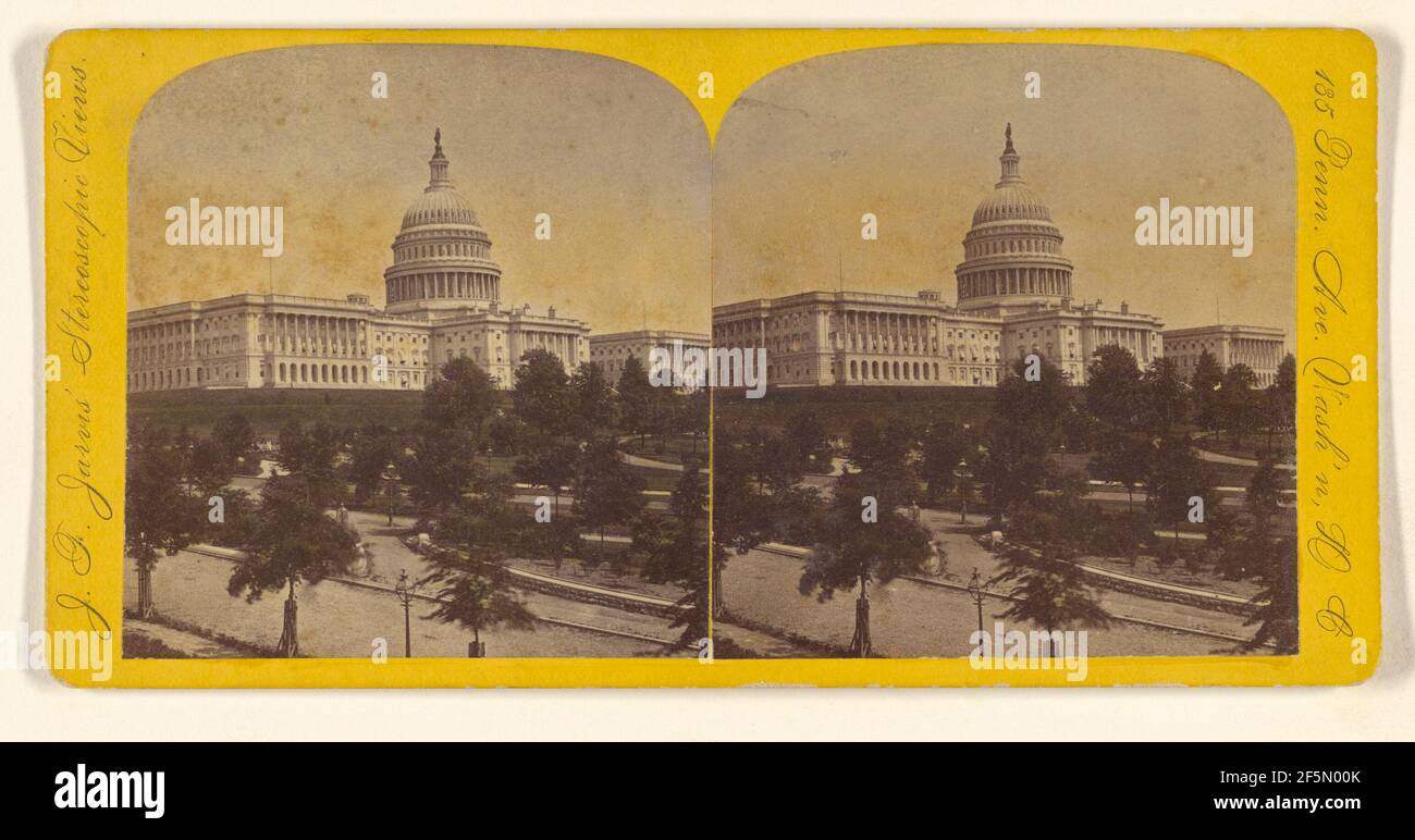 Das US-Kapitol. John F. Jarvis (Amerikaner, geboren 1850, aktiv in Washington D.C.) Stockfoto