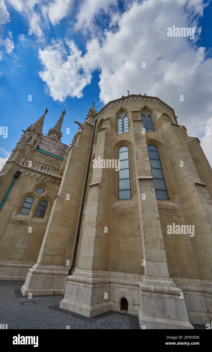 Blick in die Burg von Buda. Budapest, Ungarn Stockfoto