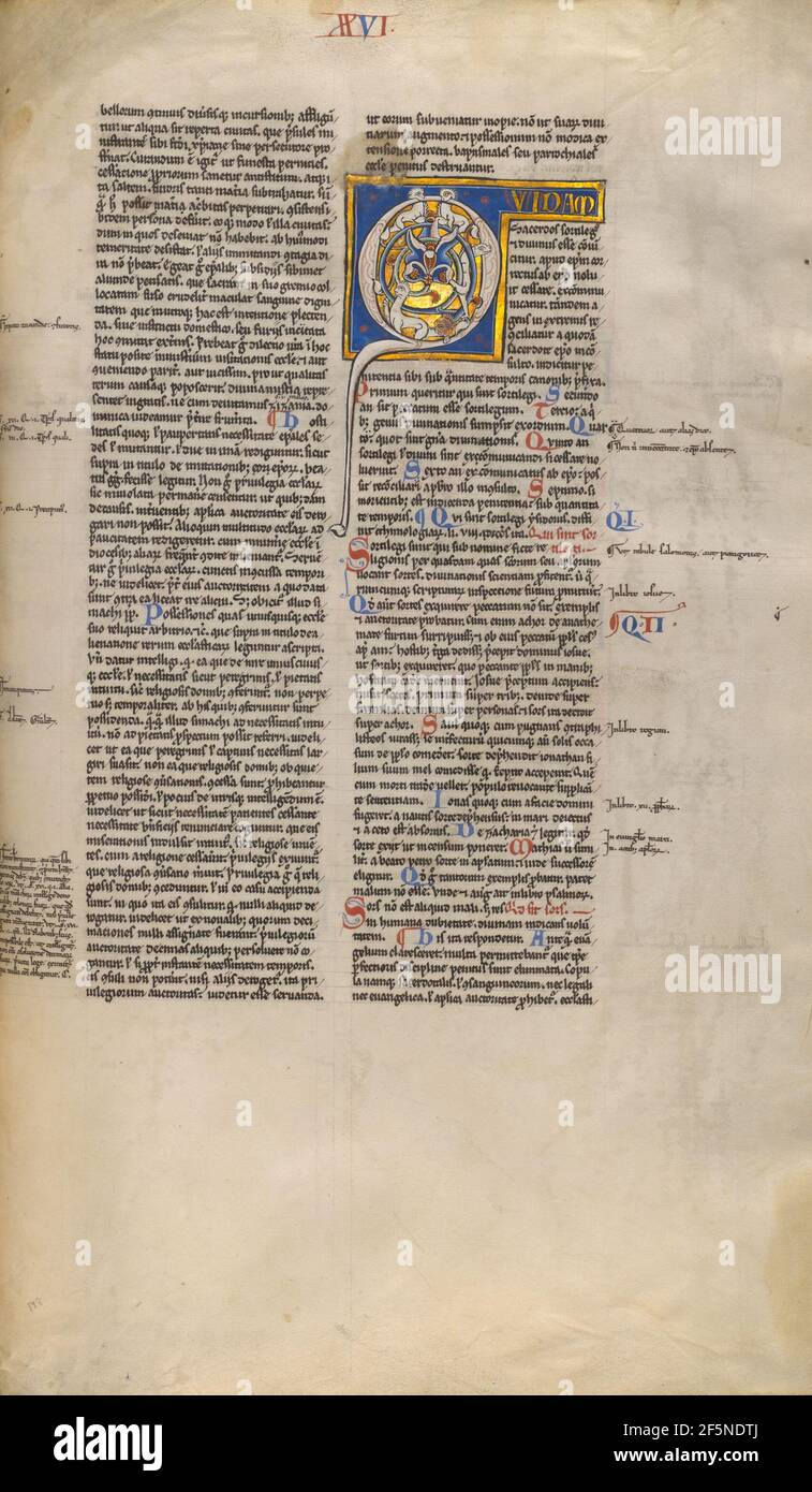 Bewohnt anfänglich Q. Unbekannt Stockfoto