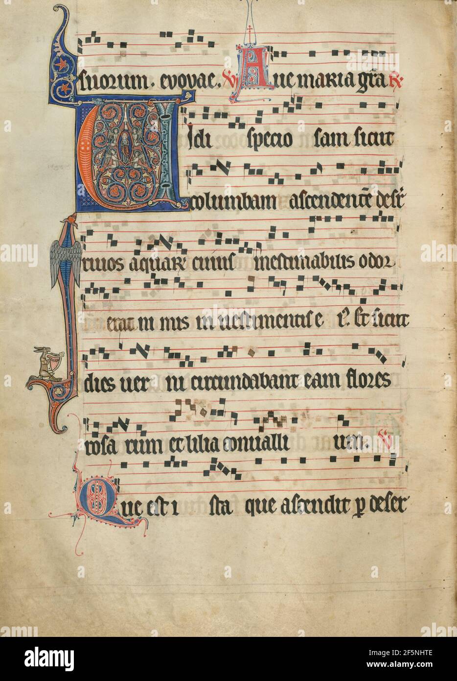 Antiphonal. Unbekannt Stockfoto