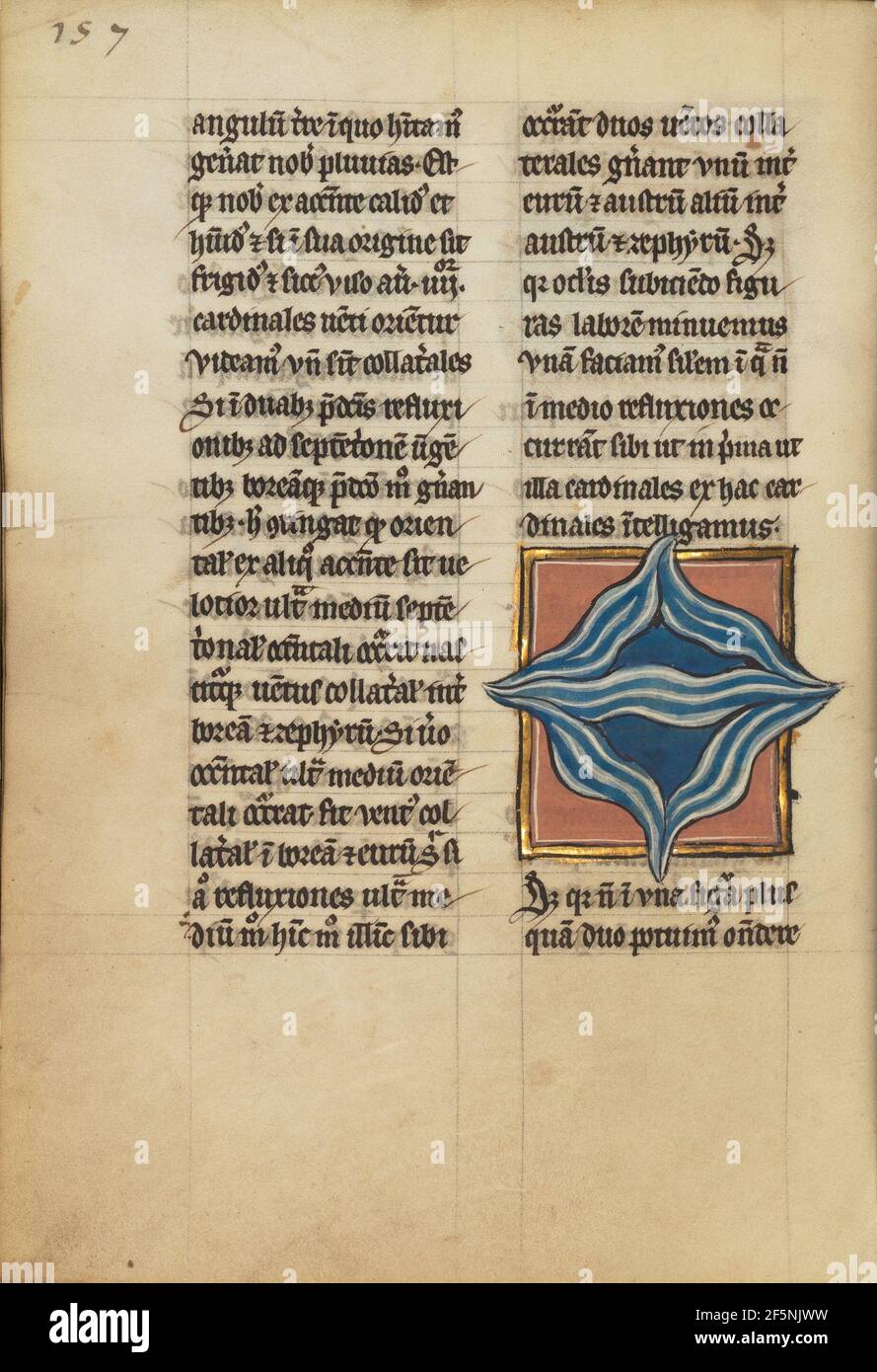 Diagramm der Meeresströmungen. Unbekannt Stockfoto