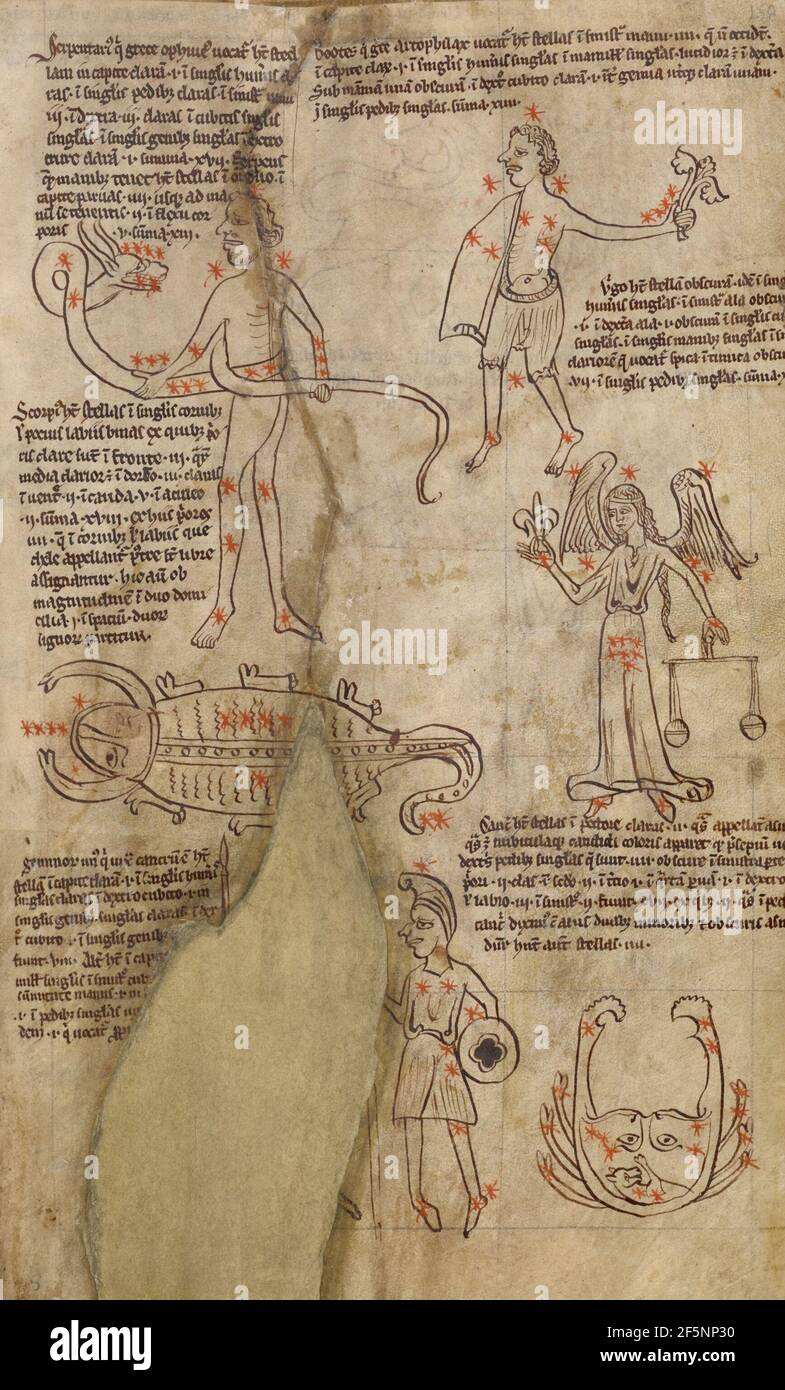 Konstellationsdiagramme. Unbekannt Stockfoto