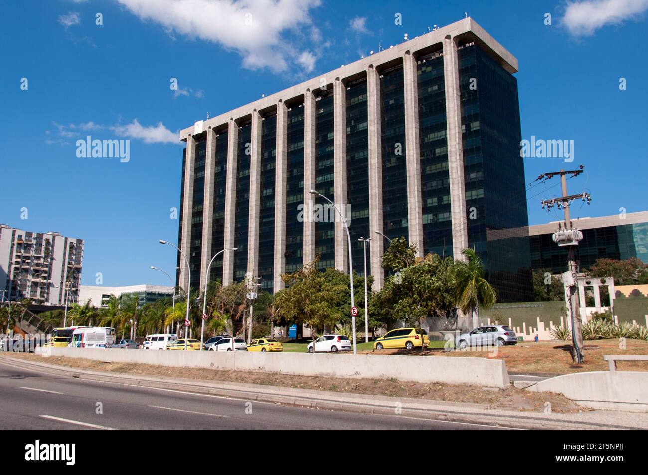 RIO DE JANEIRO, BRASILIEN - 20. AUGUST 2015: Rathaus von Rio de Janeiro. Es liegt in der Nähe des Stadtzentrums. Stockfoto