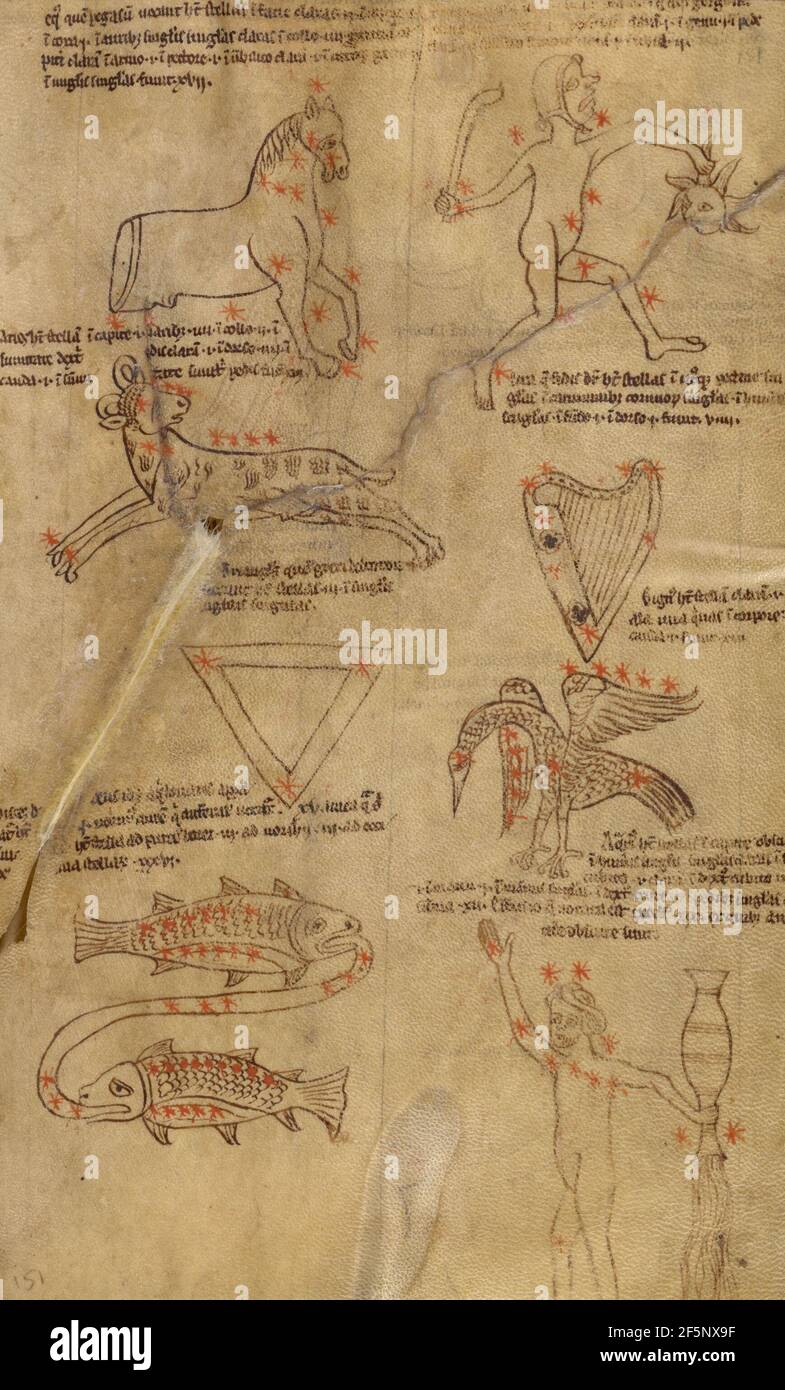 Konstellationsdiagramme. Unbekannt Stockfoto