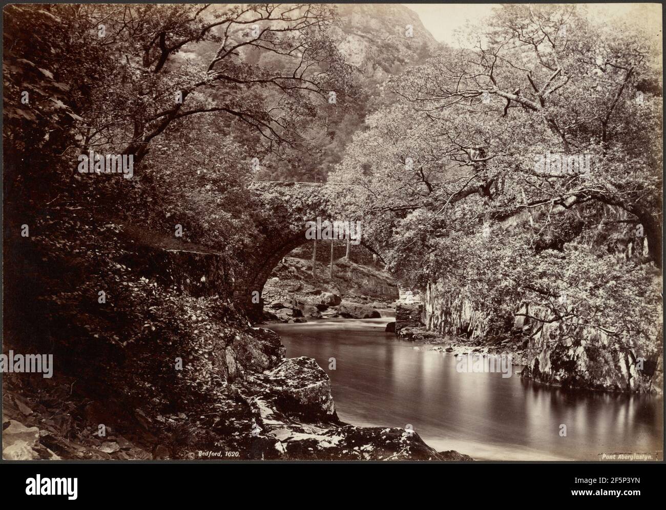 Pont Aberglaslyn. Francis Bedford (Englisch, 1815/1816 - 1894) Stockfoto