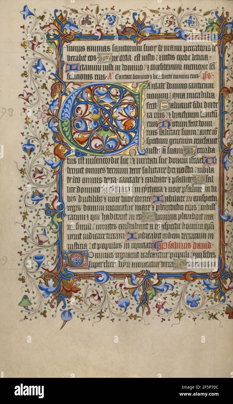 Dekoriert Initial C. Unbekannt Stockfoto