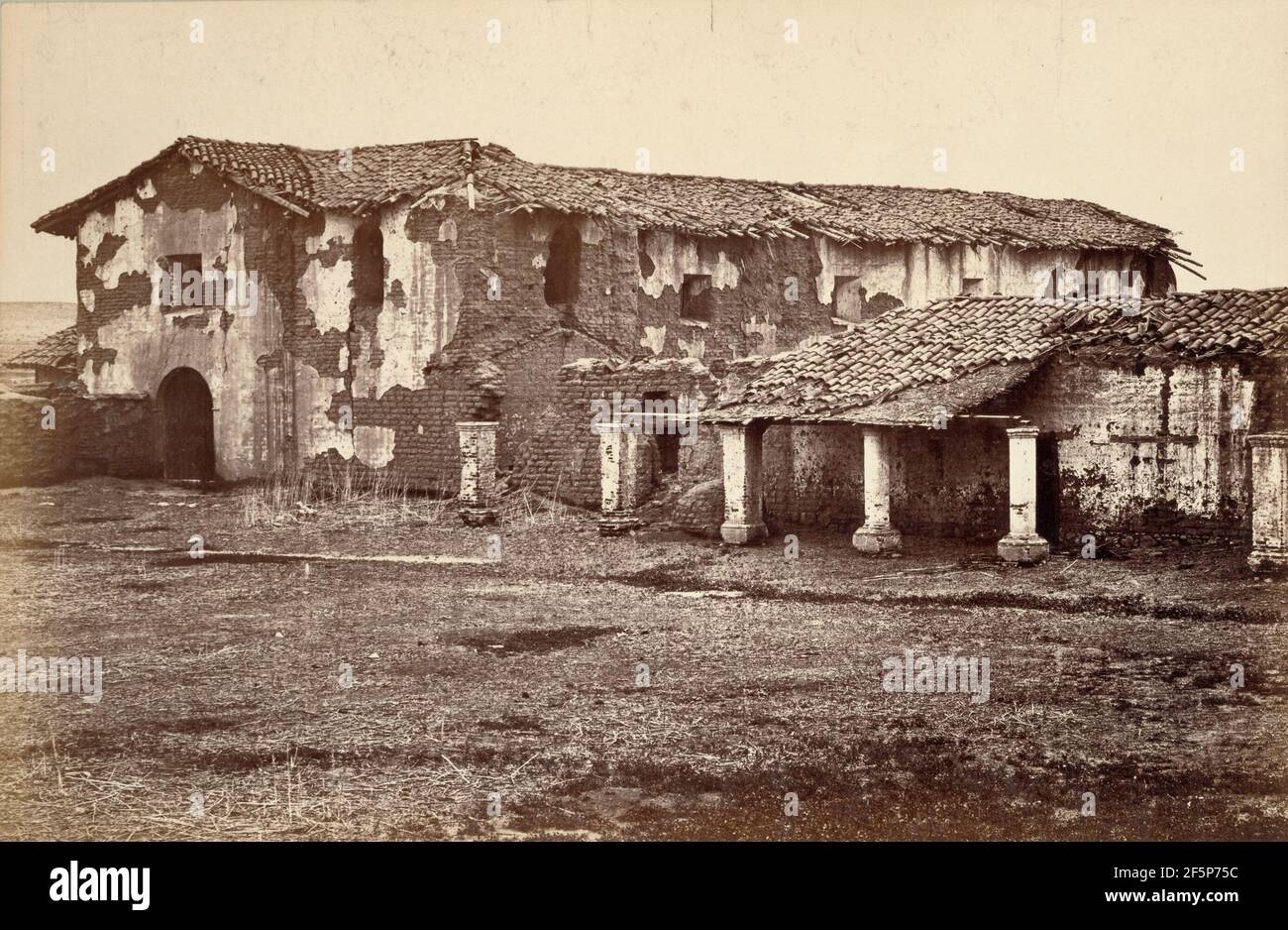 Mission, San Fernando Rey. Carleton Watkins (Amerikanisch, 1829 - 1916) Stockfoto