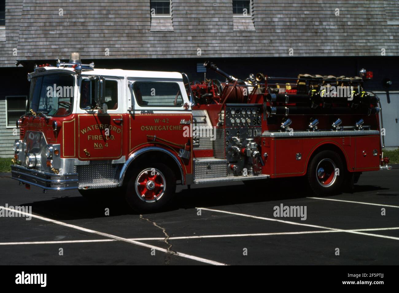 USA US-Fire Truck MACK CF Modell Pumper Stockfoto