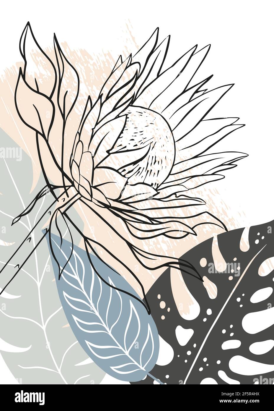 Eine moderne universelle Vorlage. Geeignet für Poster, Grußkarten und Weihnachtskarten, Corporate Cards und Einladungen, Buchumschläge und Notizbücher. Abstract de Stock Vektor