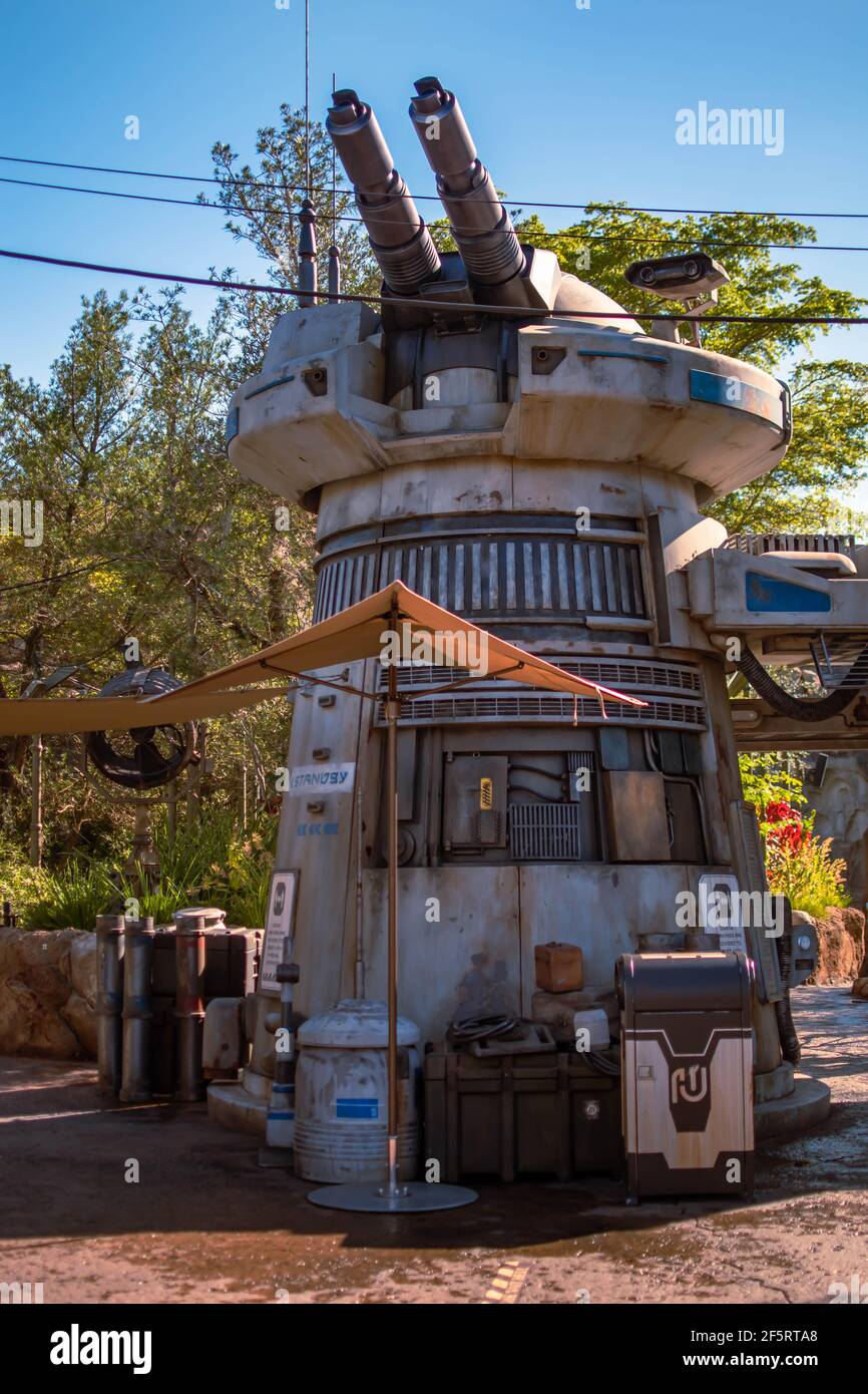 Orlando, Florida. Januar 05, 2021. Star Wars Galaxys Edge in den Hollywood Studios (107) Stockfoto