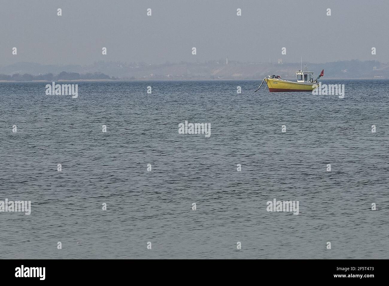 Danzig, Polen. März 2021, 27th. Fischerboot ist in Rewa, Polen am 27. März 2021 zu sehen (Foto von Vadim Pacajev/Sipa USA) Quelle: SIPA USA/Alamy Live News Stockfoto