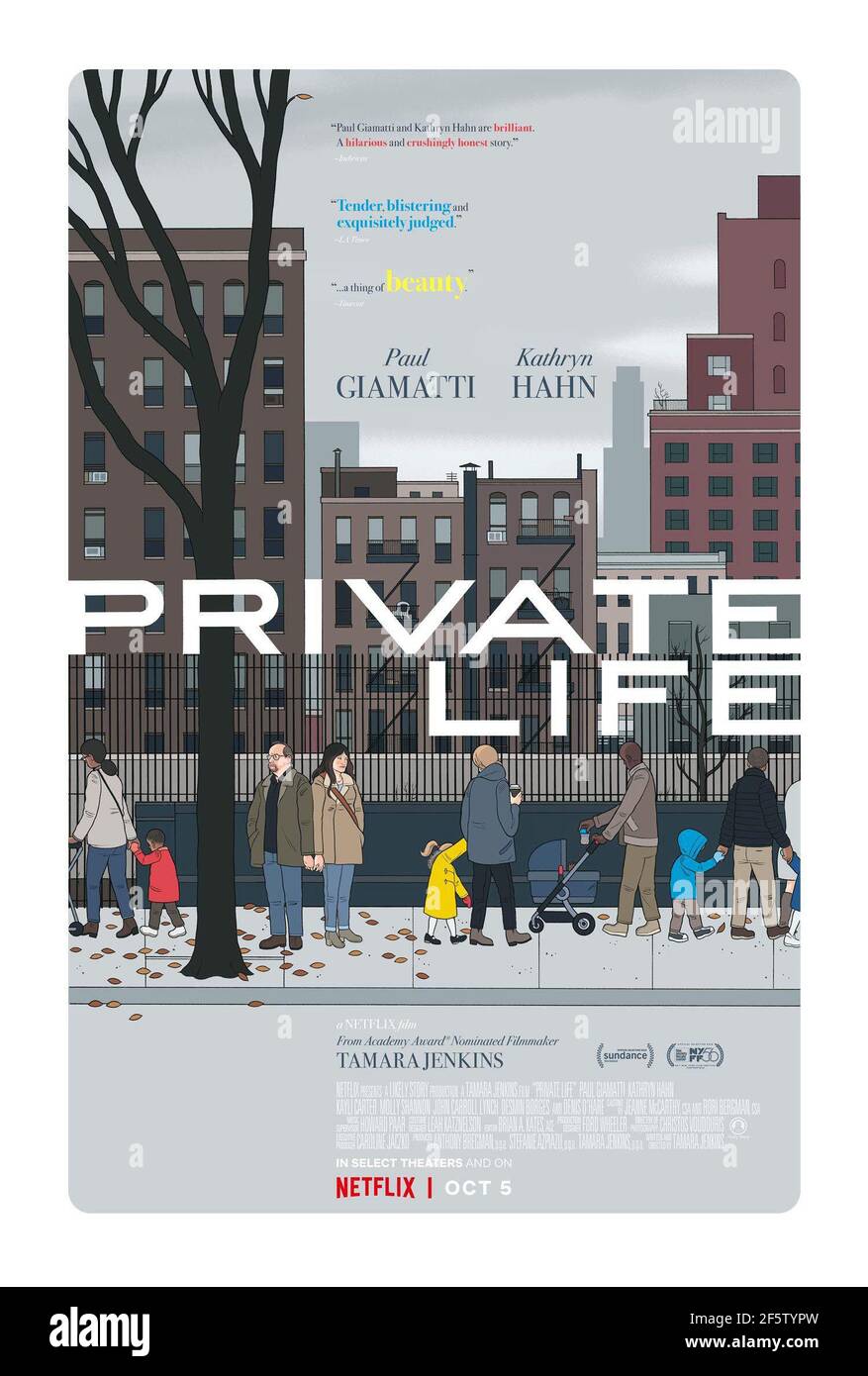 PRIVATLEBEN (2018), Regie TAMARA JENKINS. Kredit: Wahrscheinliche Geschichte / Netflix / Album Stockfoto