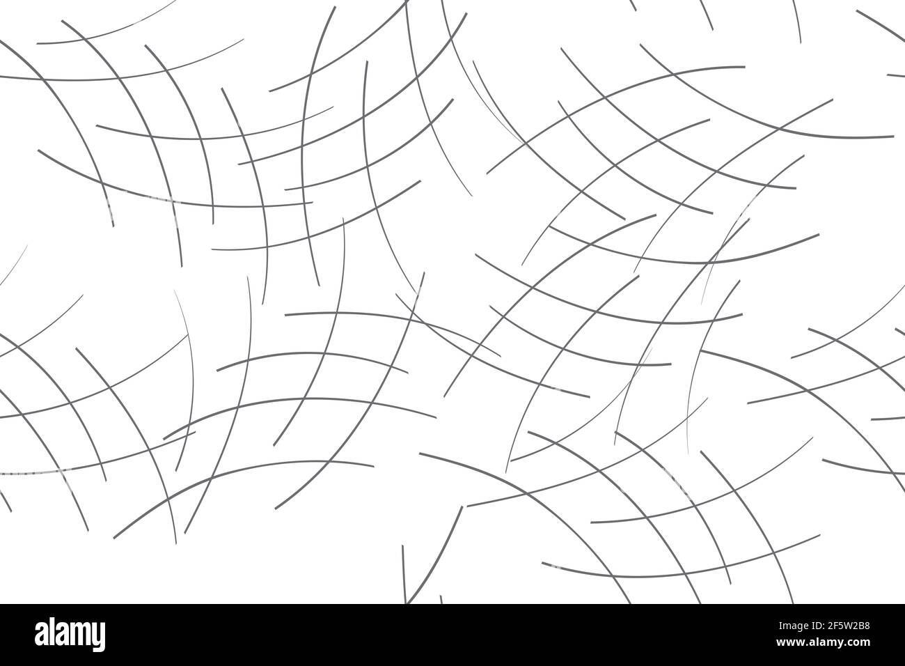 Abstraktes Hintergrundmuster mit kurvigen Linien. Einfache moderne Vektorkunst Stockfoto