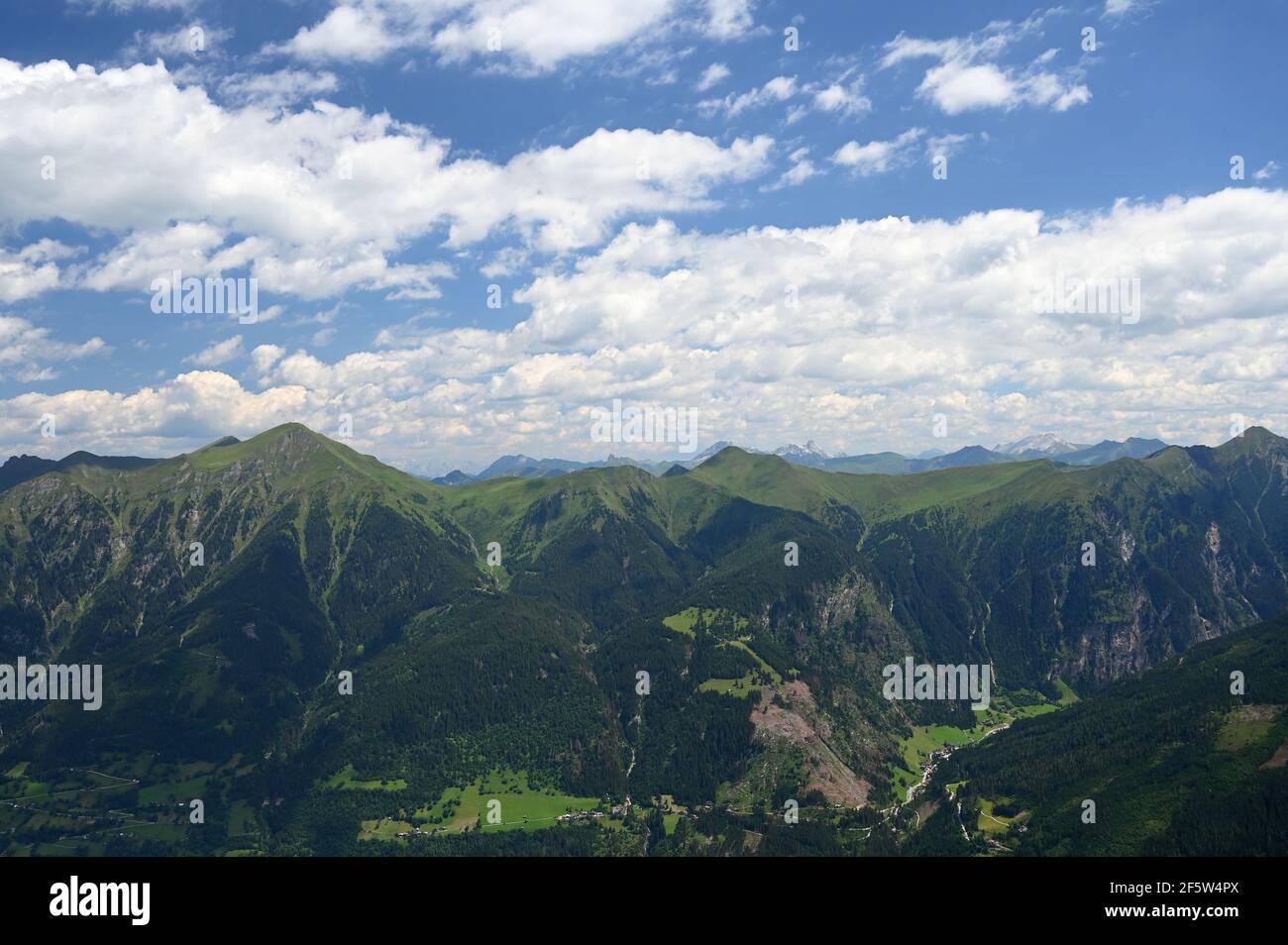 stubnerkogel Berge in Bad Gastein Landschaft Sommersaison Österreich Stockfoto