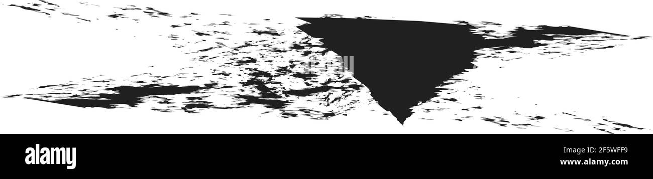 Grungy, Grunge, und strukturierte dicke Linie Trennlinie, Pinsel, Pinselstrich Vektor. Tinte, Flüssigkeit und Flüssigkeit horizontal Spritz-Effekt – Stock Vektor-Illust Stock Vektor