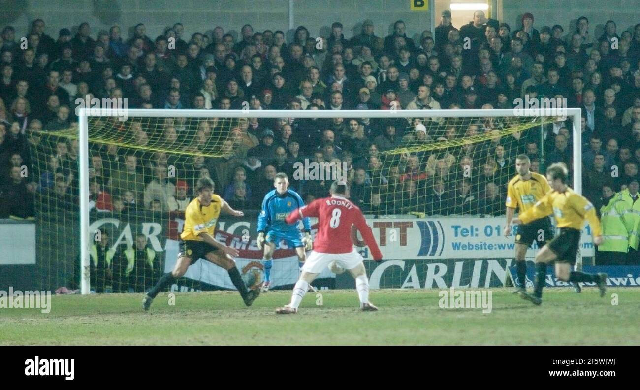 FA CUP 3RD RUNDE BURTON ALBION V MAN UTD 8/1/2006 BILD DAVID ASHDOWNFA CUP Stockfoto