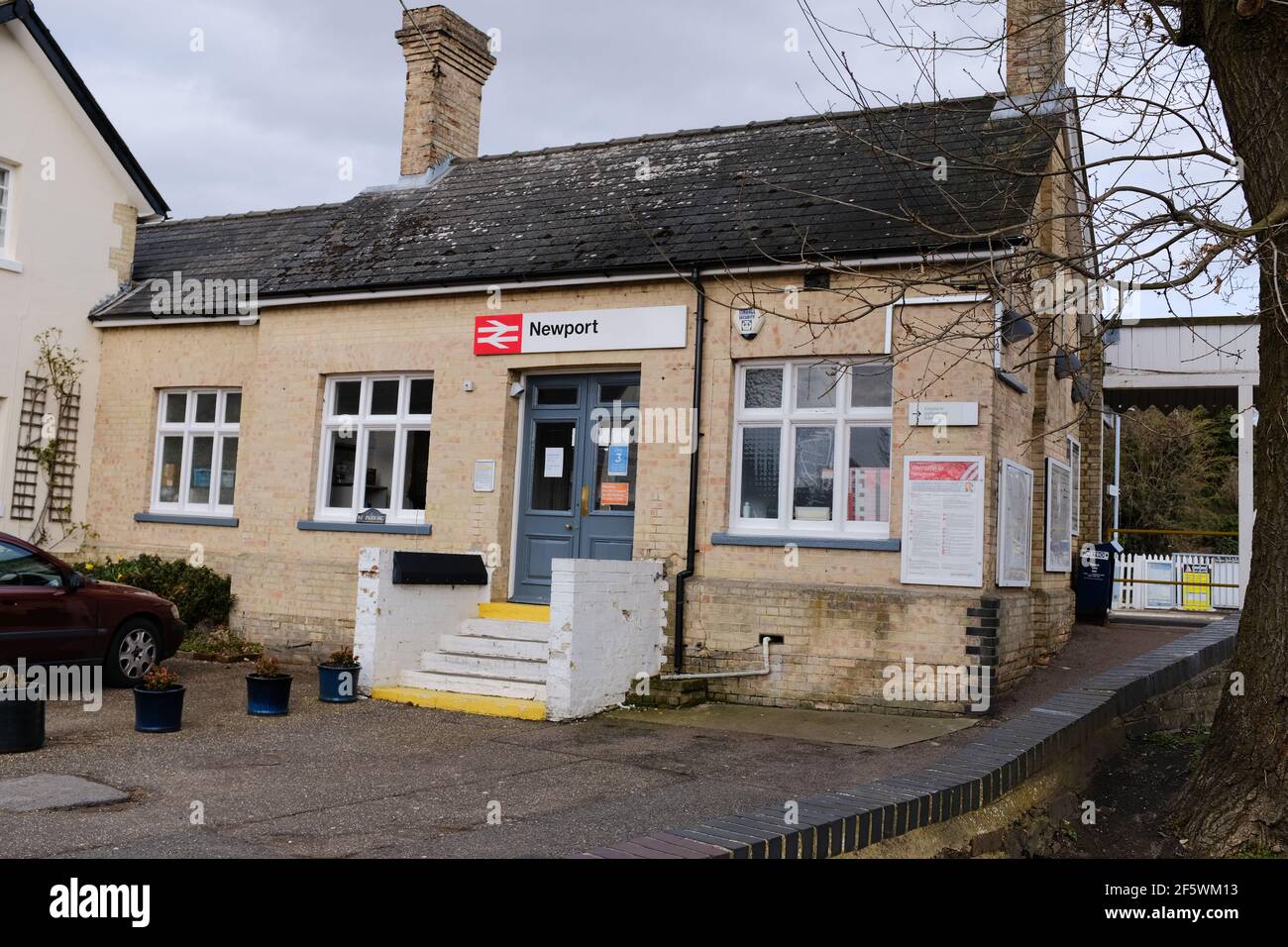 Bahnhof Newport Essex Stockfoto