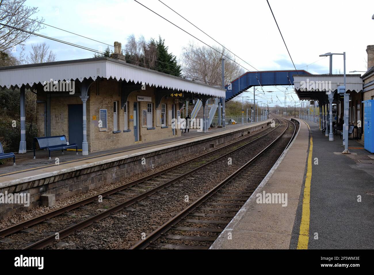 Bahnhof Newport Essex Stockfoto