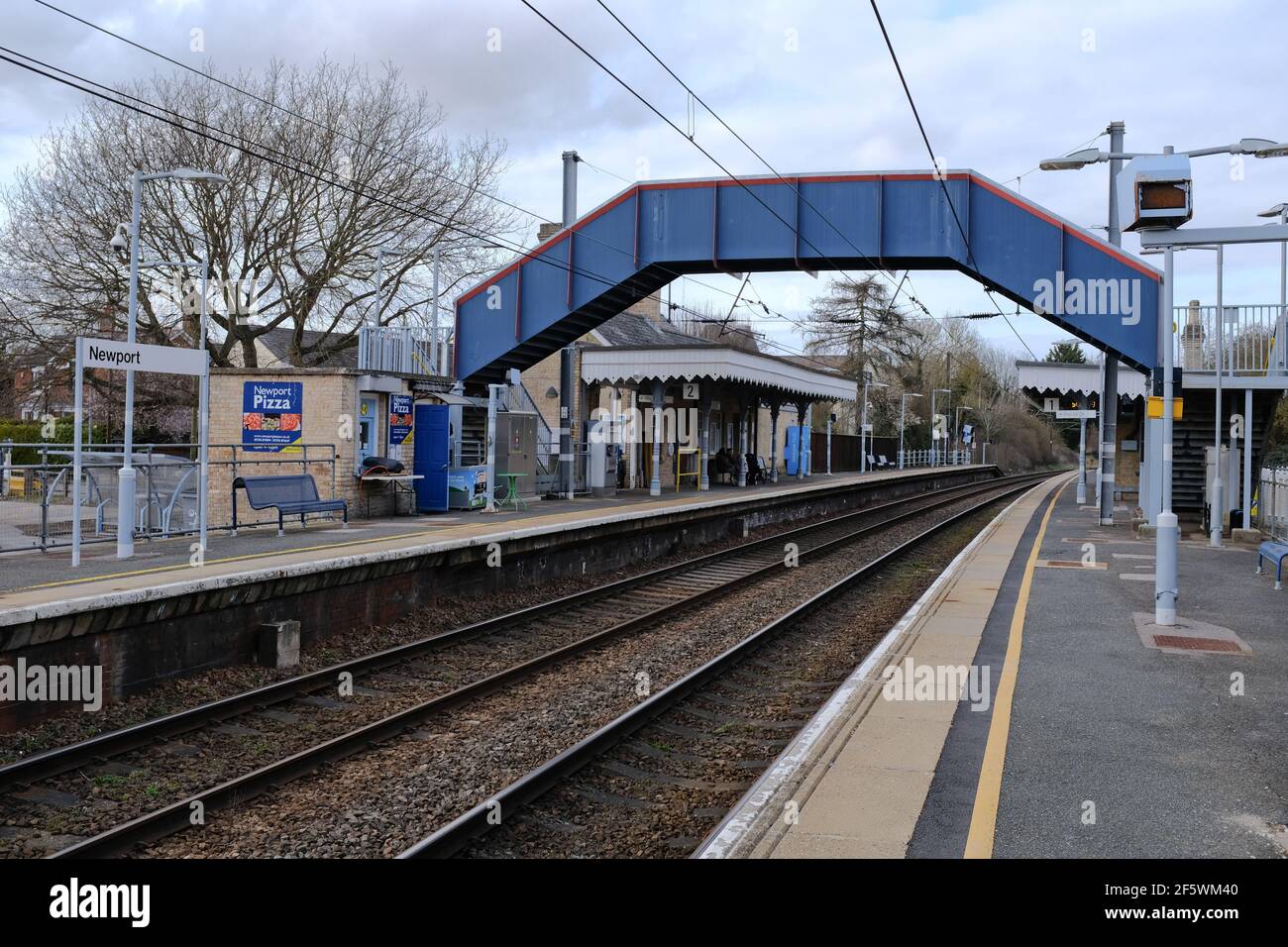 Bahnhof Newport Essex Stockfoto