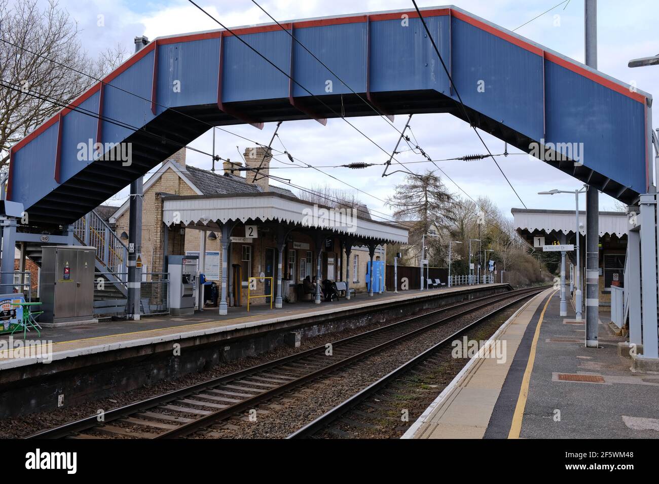 Bahnhof Newport Essex Stockfoto