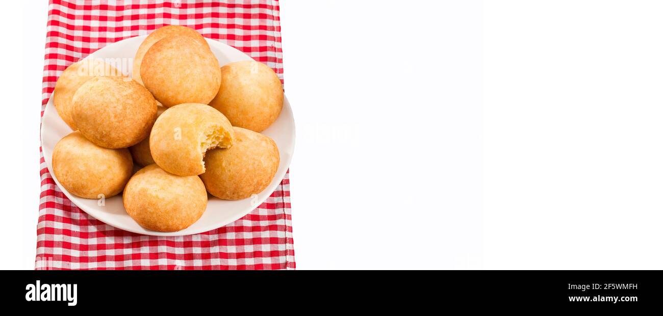 Kolumbianische Almojábanas sind eine kulinarische Tradition in Südamerika Land Stockfoto