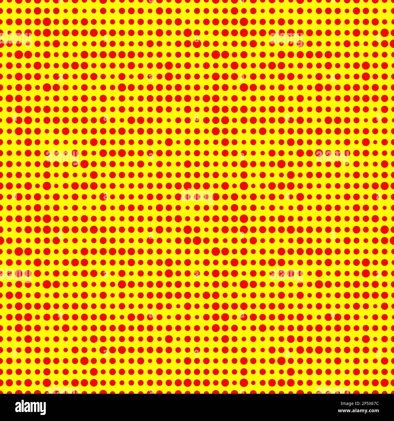 Popart, 1950, 1960 retro zufällige Polka Punkte, Kreise nahtlos wiederholbare Muster - Stock Vektor Illustration, Clip Art Grafiken Stock Vektor