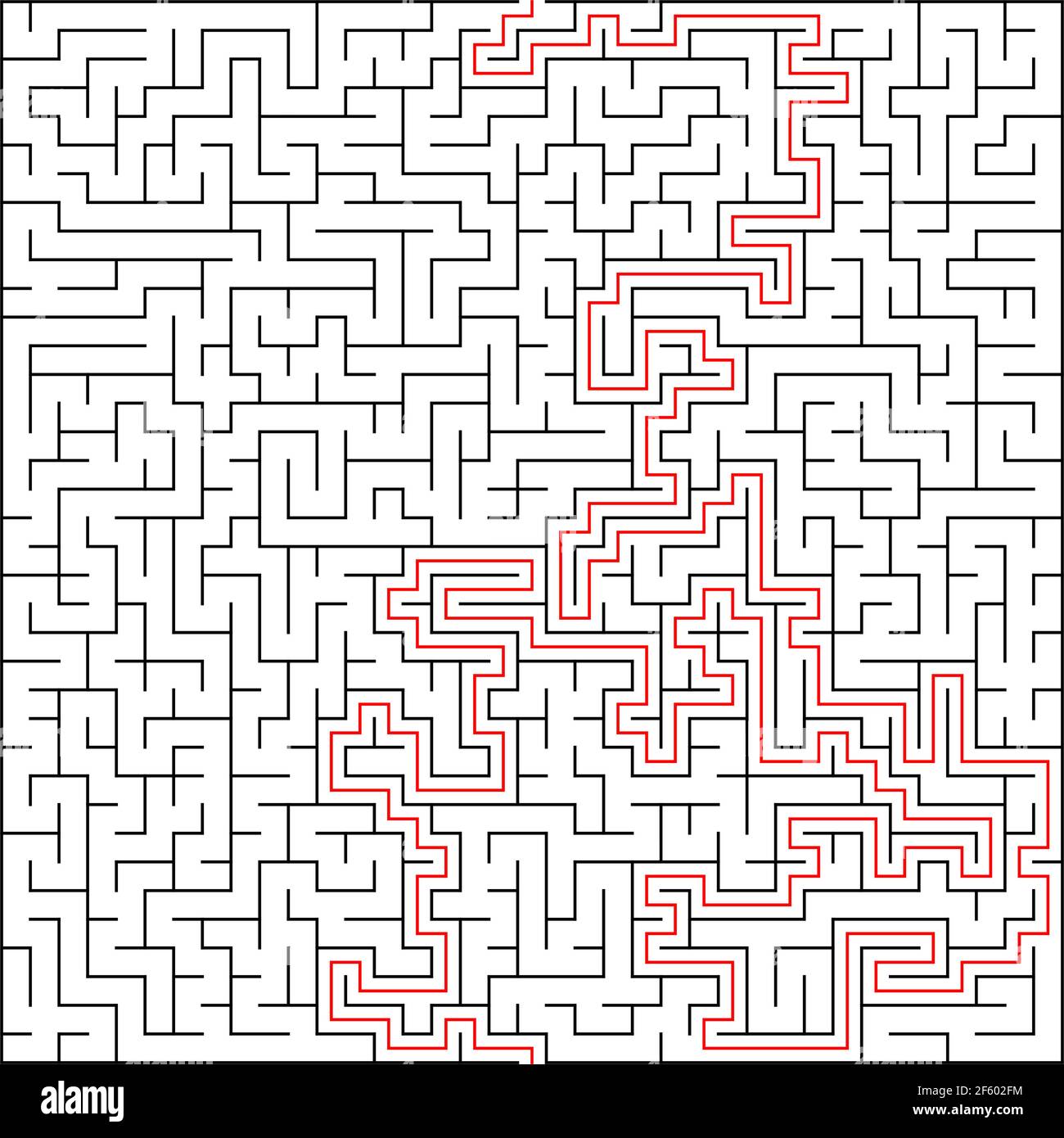 Labyrinth, Labyrinth Puzzle-Spiel. Rätsel, Gehirn-Teaser Spiel Konzept