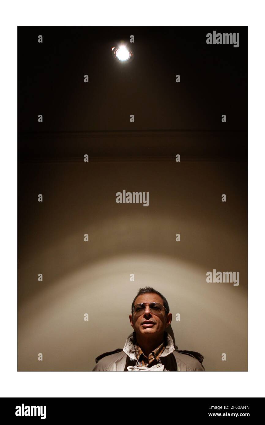 Schauspieler... Jeff Goldblum in London.Foto von David Sandison The Independent 21/3/2008 Stockfoto