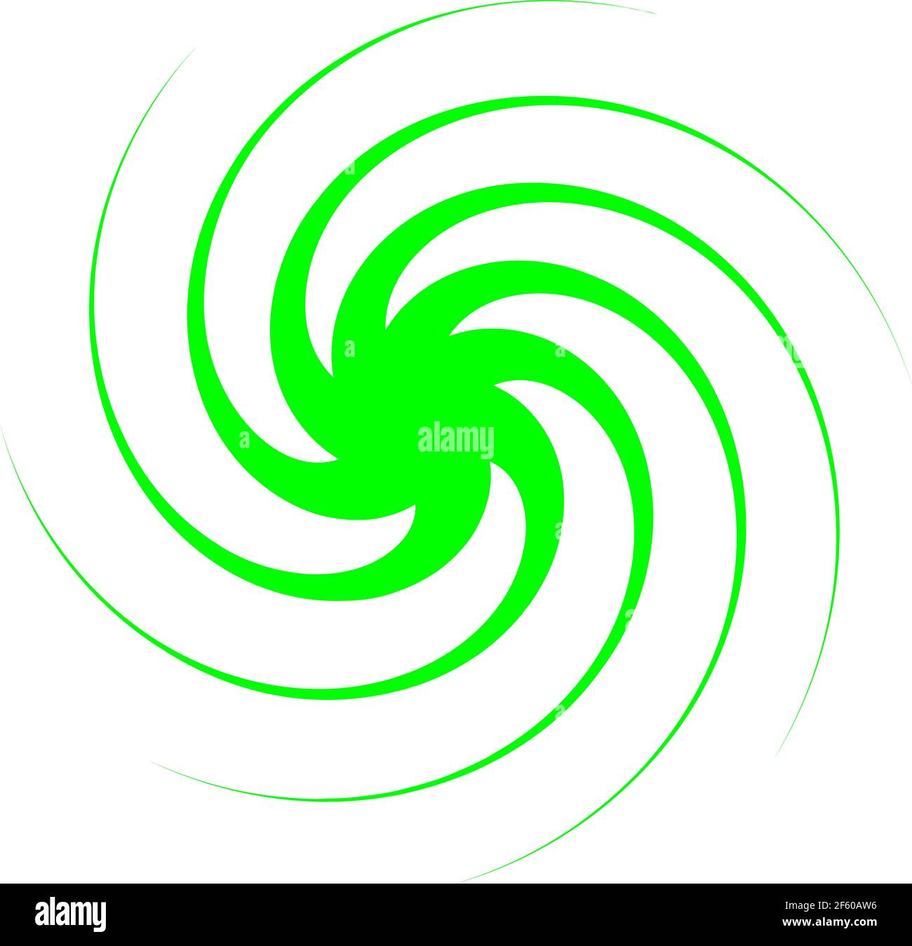 Radiale, strahlende Spirale, Wirbel, wirbelnde Elementform – Vektorgrafik, Grafik Clipart Stock Vektor