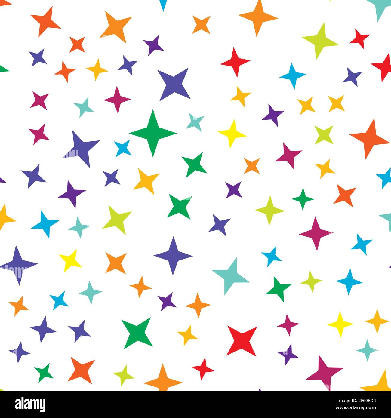 Zufällige Sternform Muster, Hintergrund. Nahtlos wiederholbar. - Stock Vektor Illustration, Grafik Clip Art Stock Vektor