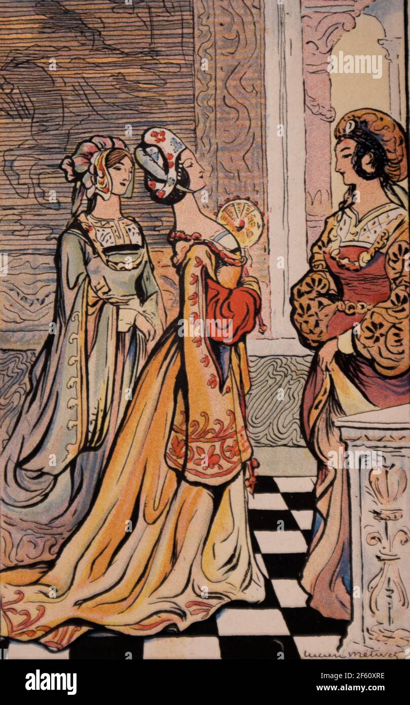 Mode sous la Renaissance, l'evangile profanepar la comtesse de tramar,editeur Victor havard 1905 Stockfoto