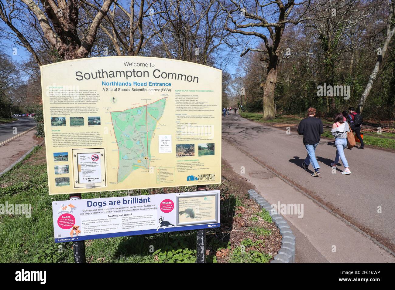 Southampton Common, Southampton, Hampshire, Großbritannien Stockfoto