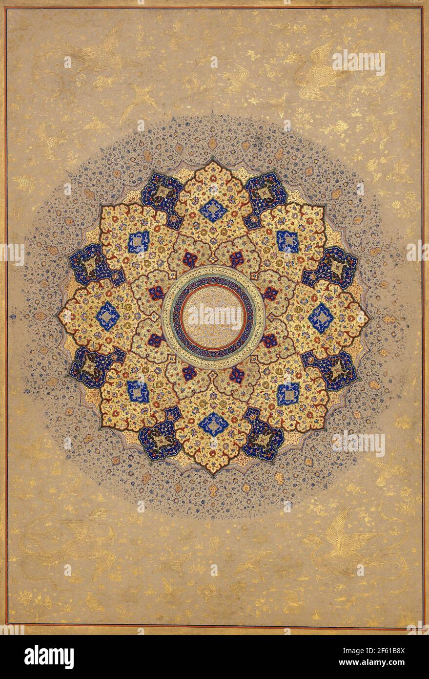 Folio aus dem Shah Jahan Album Stockfoto