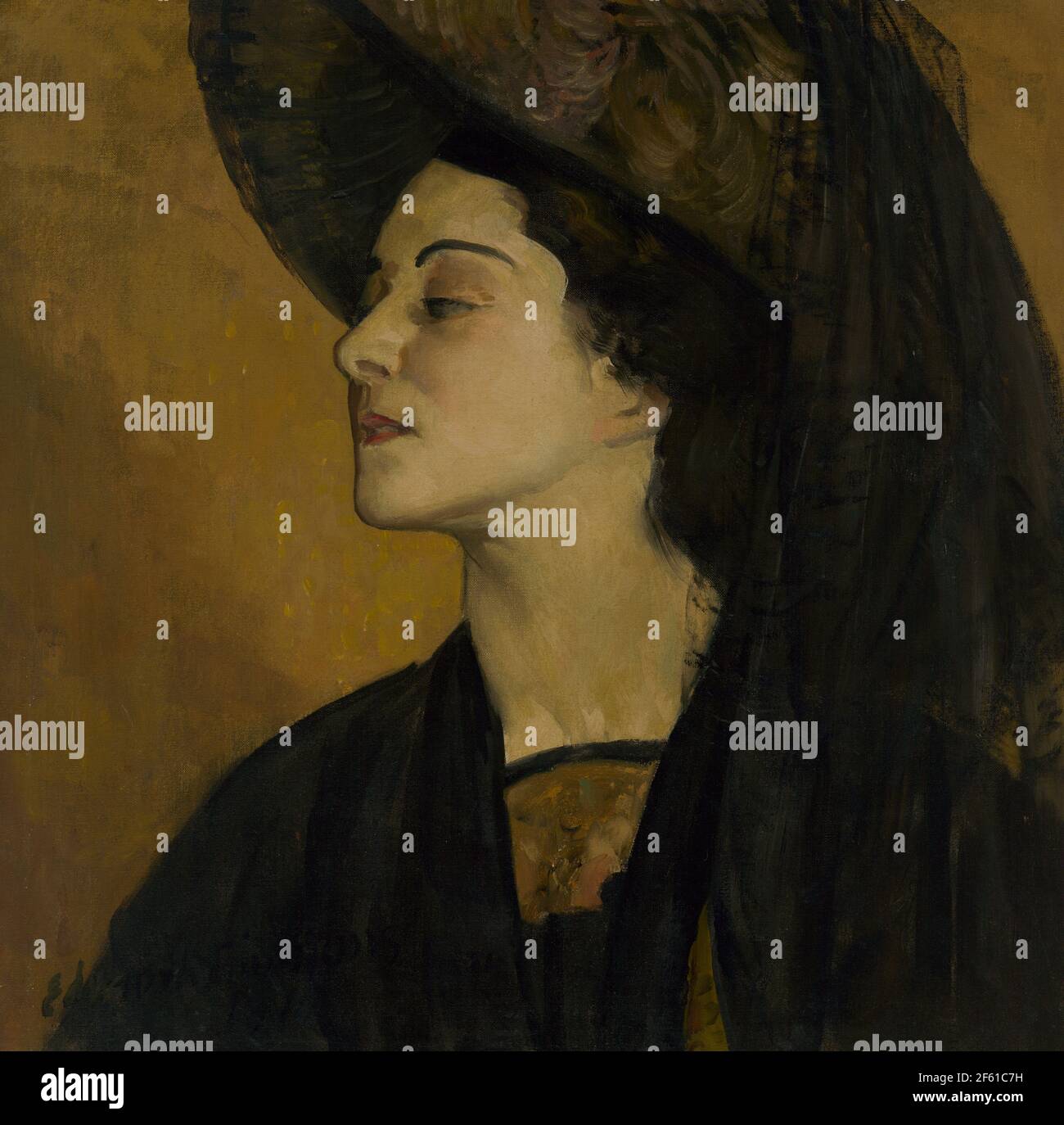 Alla Nazimova, Russisch-Amerikanische Schauspielerin Stockfoto