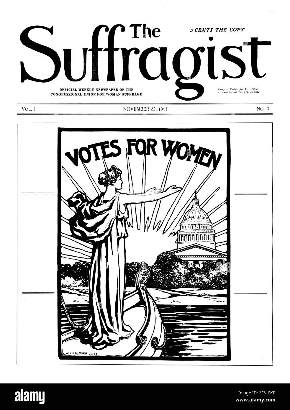 Der Frauenrechtler, 1913 Stockfoto