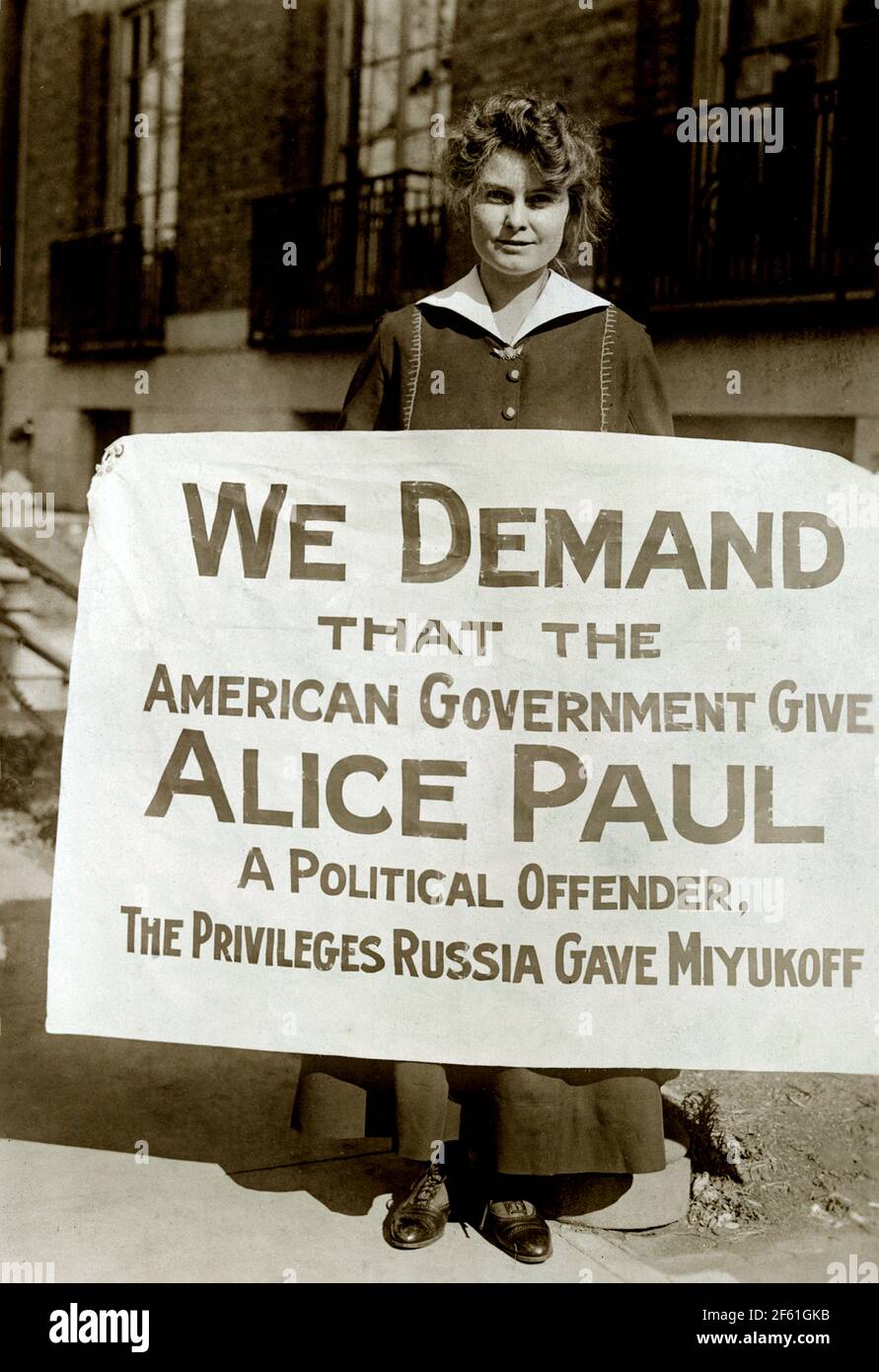 Lucy Branham, Amerikanische Suffragette Stockfoto