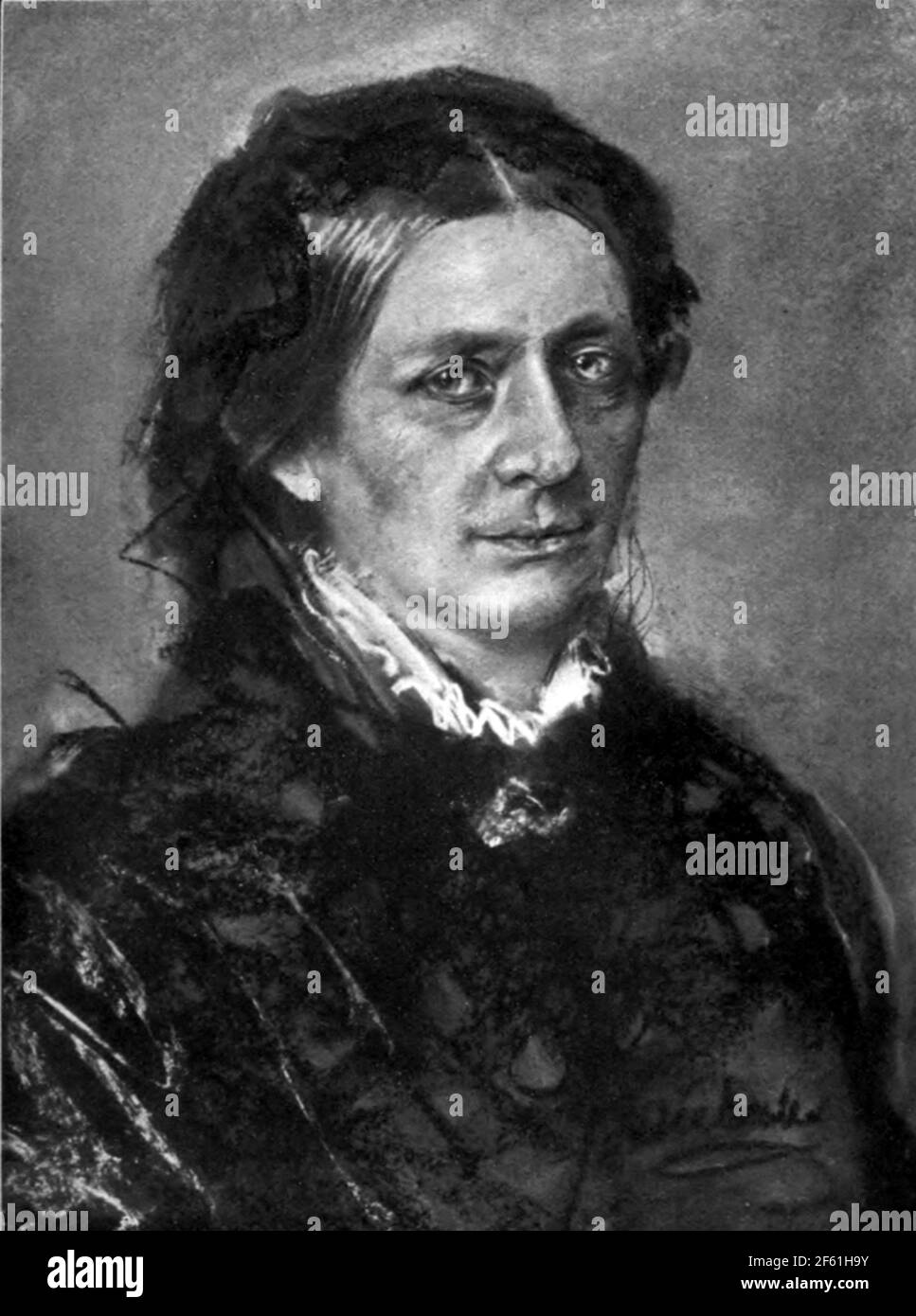 Clara Schumann, Deutsche Komponistin Stockfoto