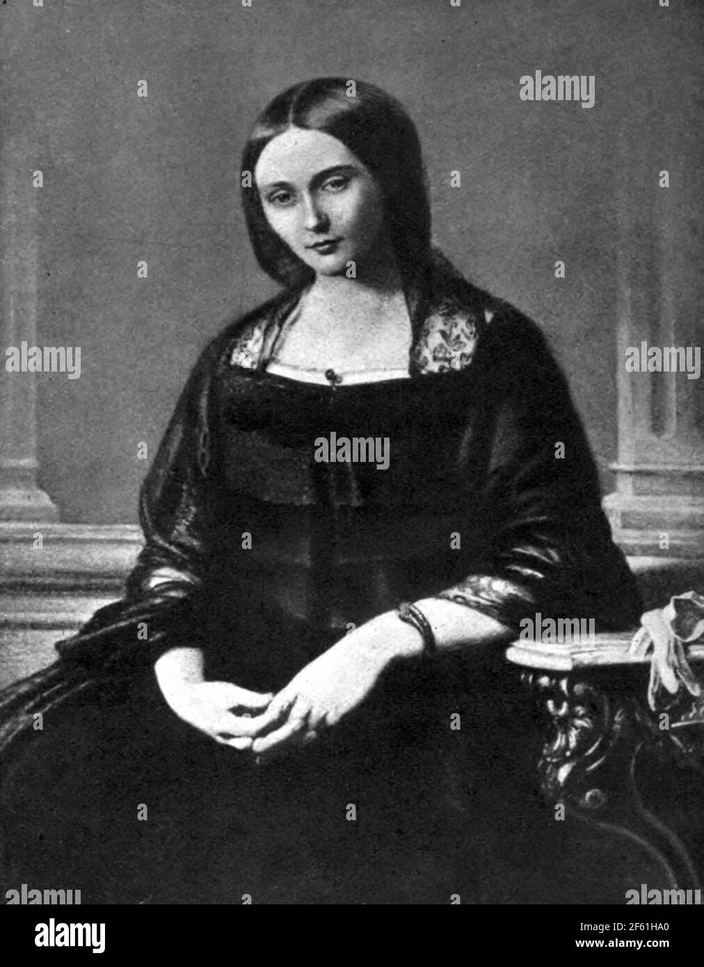 Clara Schumann, Deutsche Komponistin Stockfoto