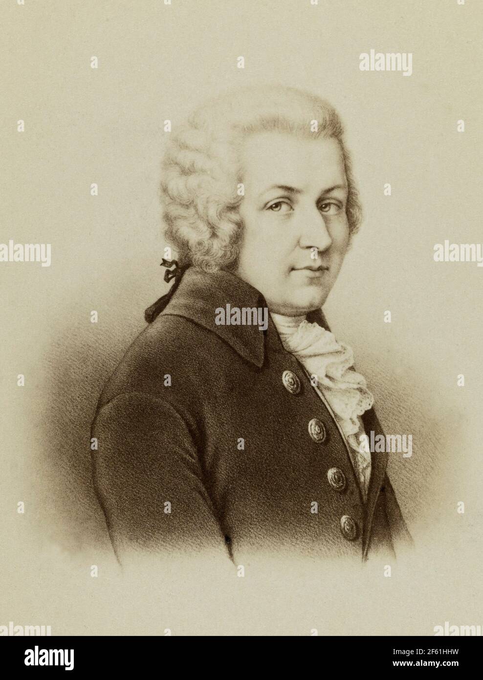 Wolfgang Amadeus Mozart, österreichischer Komponist Stockfoto