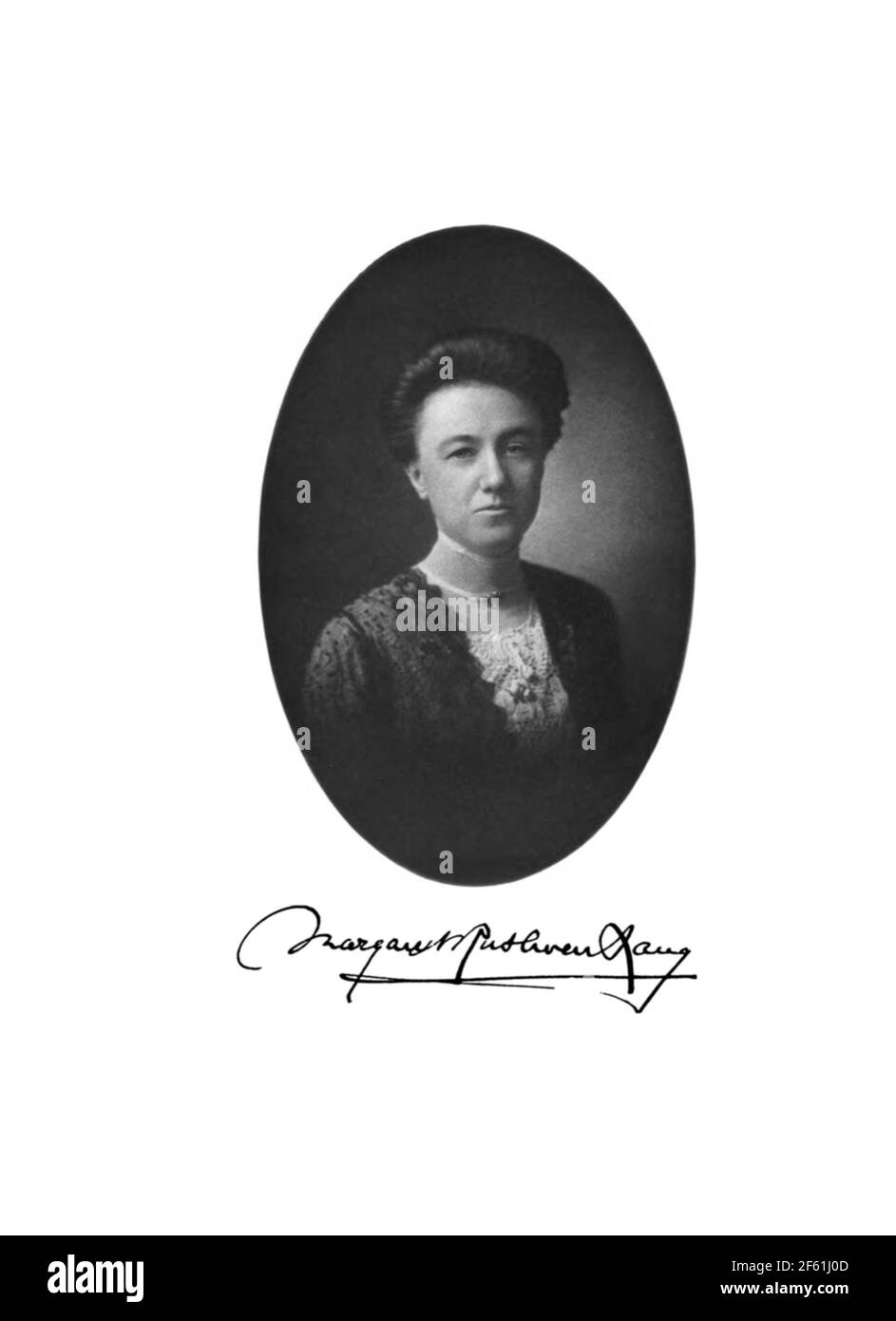 Margaret Ruthven Lang, Amerikanische Komponistin Stockfoto