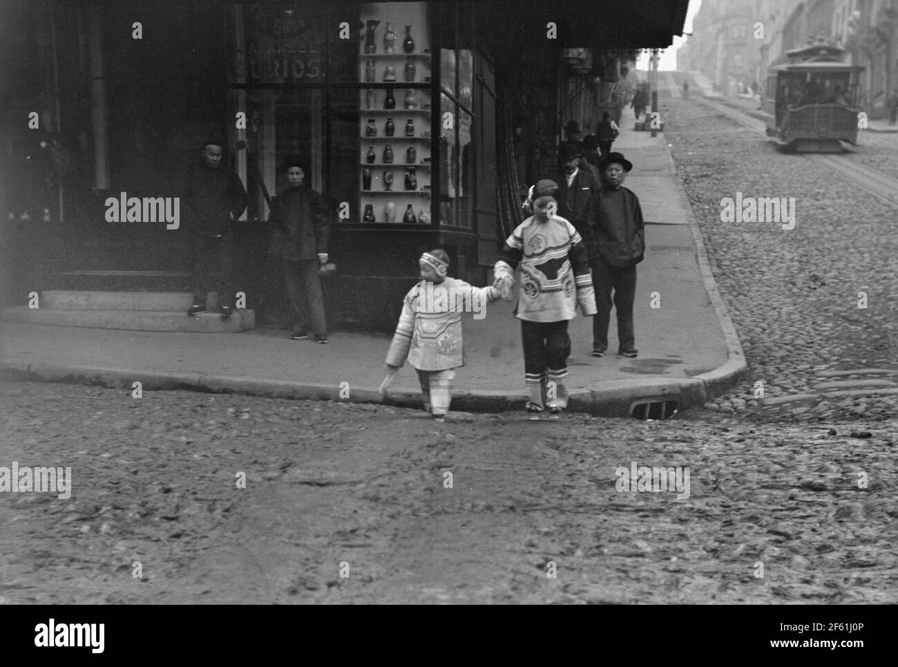 Chinatown, San Francisco, Vor 1906 Stockfoto