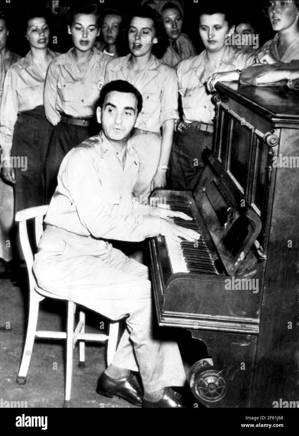 Irving Berlin, amerikanische Komponistin und Texterin Stockfoto