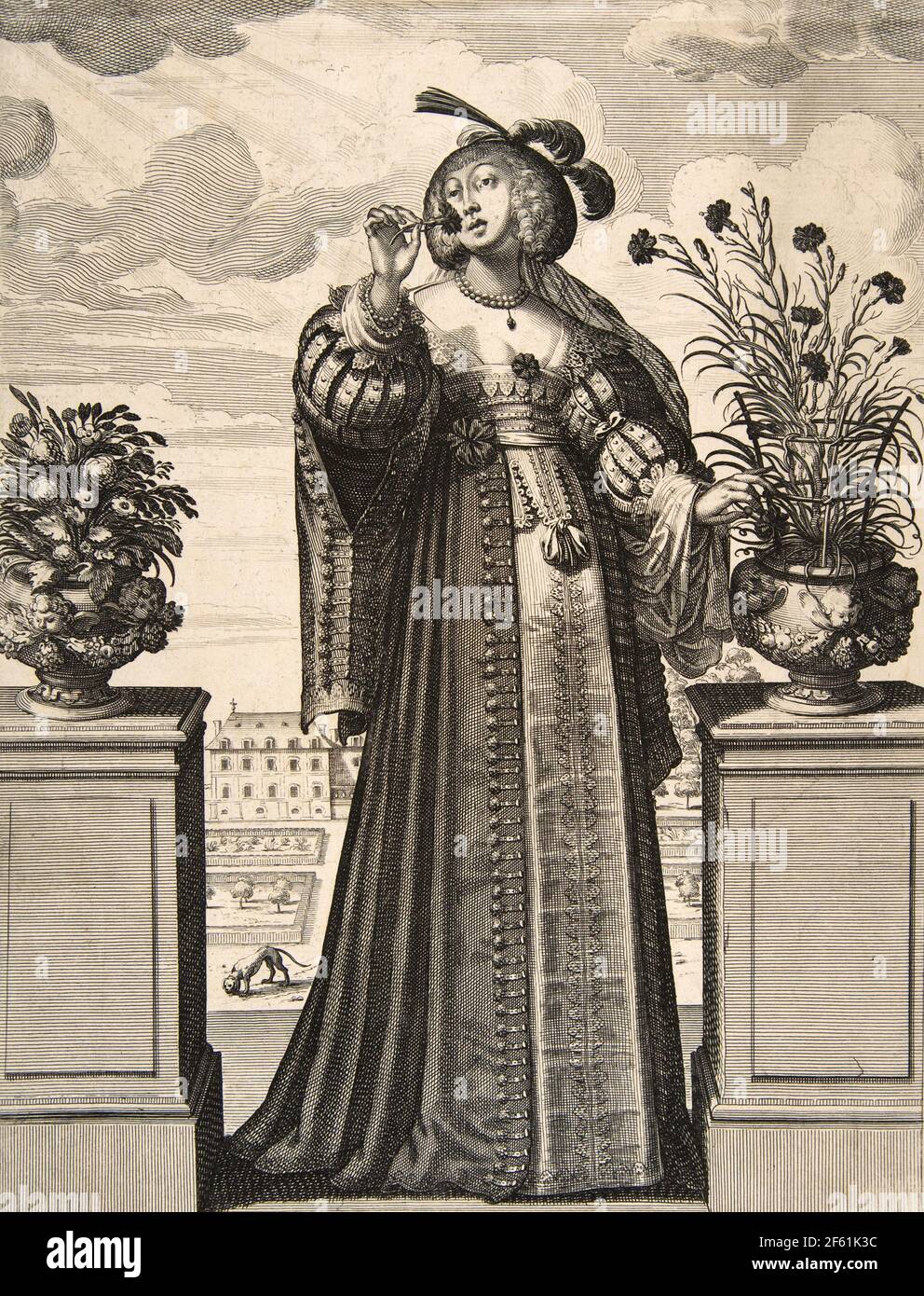 Geruchssinn, 1630 Stockfoto