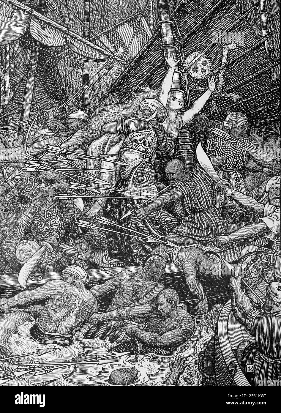 Piraten, Idyllen des Königs, 1898 Stockfoto