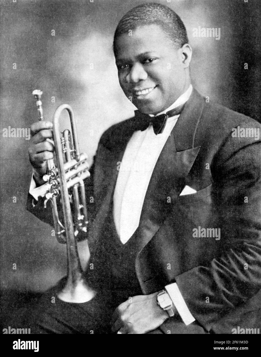 Louis Armstrong, amerikanischer Jazzmusiker Stockfoto
