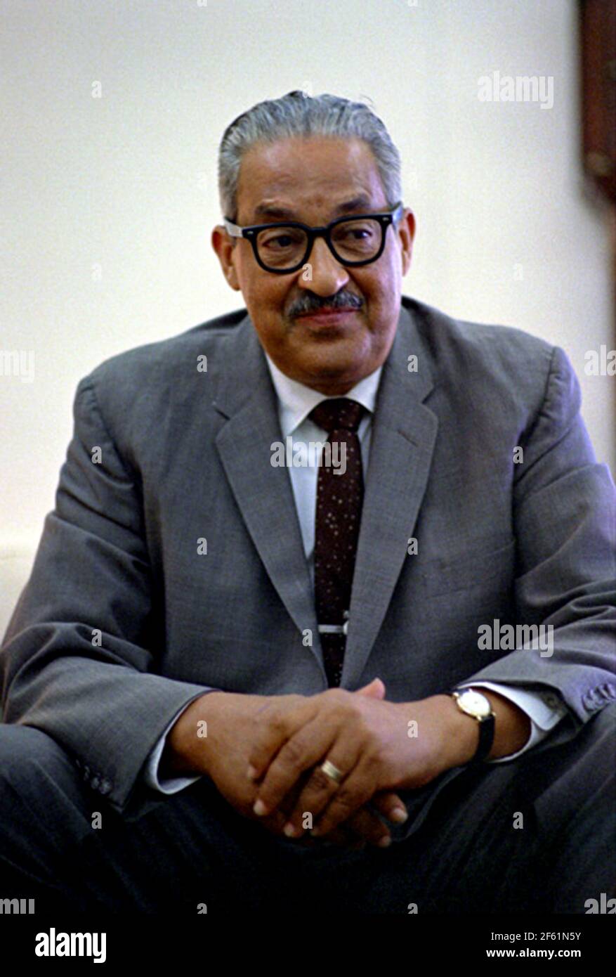 Thurgood Marshall, amerikanischer Anwalt Stockfoto