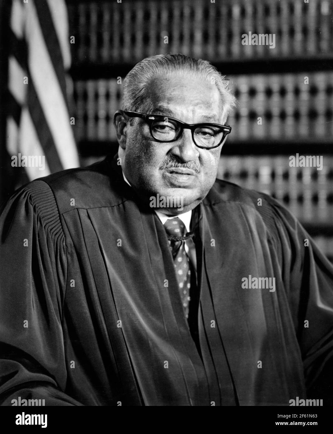 Thurgood Marshall, Richter Am Obersten Gerichtshof Der Vereinigten Staaten Stockfoto