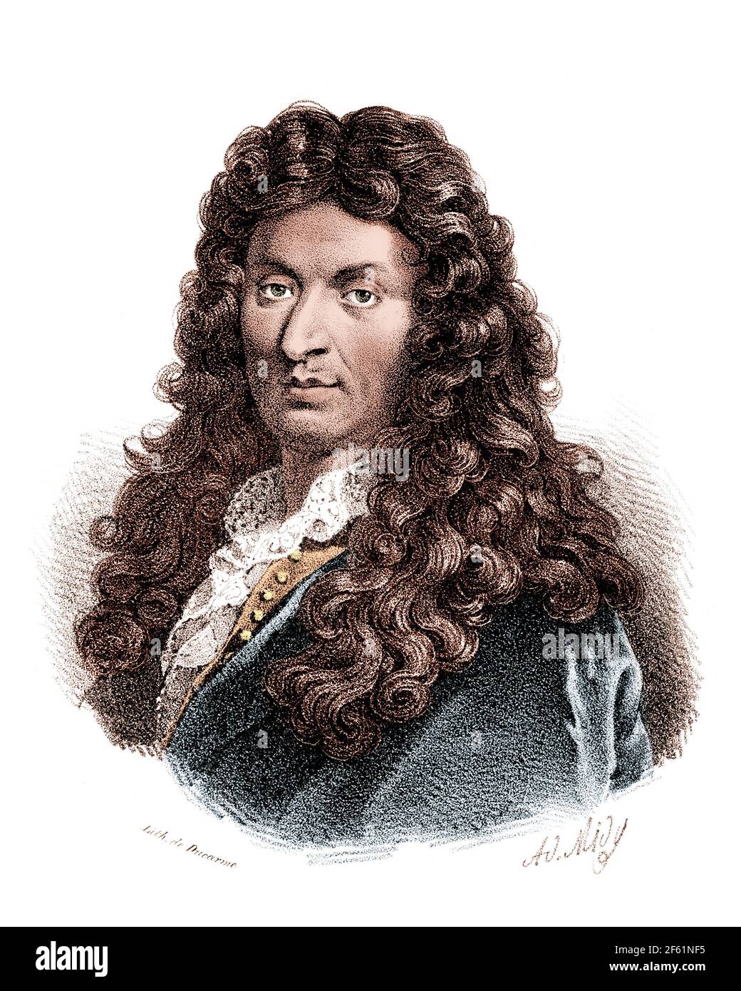 Jean-Baptiste Lully, Französischer Komponist Stockfoto